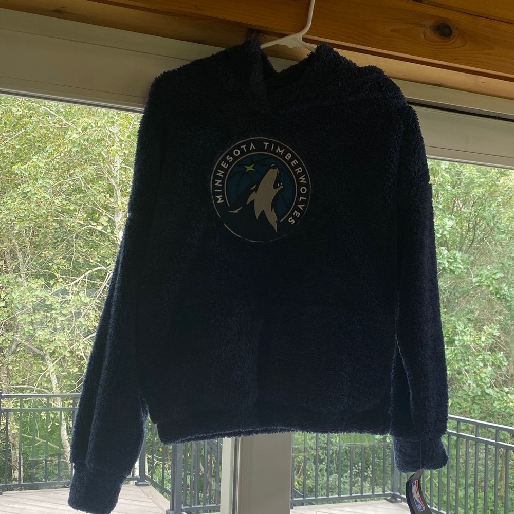 NBA Minnesota Timberwolves Dark Blue Fleece Hoodie